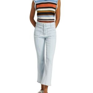 Veronica Beard Carson High Rise Stretch Kick Flare Ankle Jeans